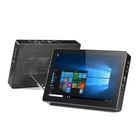 Higole F3APL 8'' Fanless Intel N3350 Mini PC Windows 10 WiFi5 4GB 64GB 2340mAh 4K Desktop Computer Touch Screen Windows Tablet